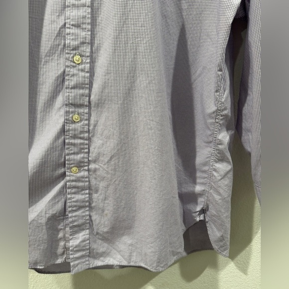 Polo Ralph Lauren Purple White Plaid Button Down Collared Shirt Size 16.5 32-33 - Picture 8 of 16